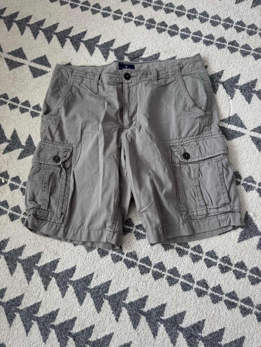 American Eagle Outfitters Men’s Cargo Shorts in olive green